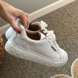 Tory Burch ladybug white sneakers